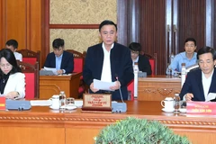 Thường trực Ban Bí thư Trần Cẩm Tú chủ trì họp Tiểu ban Tổ chức phục vụ Đại hội XIV của Đảng.
