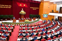 Hội nghị lần thứ 14 Ban Chấp hành Trung ương Đảng Cộng sản Việt Nam khóa XIII khai mạc trọng thể tại Thủ đô Hà Nội. (Ảnh: ĐĂNG KHOA)