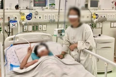 Bệnh nhi 7 tuổi đang hồi phục tốt tại Bệnh viện Nhi đồng 1. (Ảnh: Bệnh viện cung cấp)