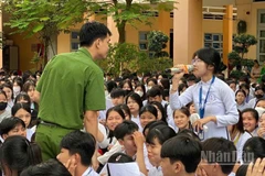  Buổi tuyên truyền về an toàn giao thông và phòng tránh bạo lực học đường tại Trường Trung học phổ thông Lê Thanh Hiền. 