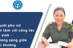 Chị Nguyễn Thị Hoàng Nhung, Tổ phó Tổ an ninh, trật tự cơ sở Khu vực 3, phường Ninh Kiều.