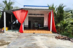 Ngôi nhà mới khang trang của hộ thoát nghèo tại xã Hỏa Lựu, thành phố Cần Thơ.
