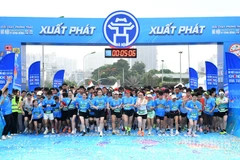 Cùng lan tỏa thông điệp "Nói không với ma túy" (Ảnh: THẾ DƯƠNG)