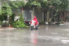 Dự báo khu vực Hà Nội có lúc có mưa rào và dông. (Ảnh: Đ.T)