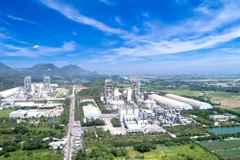 Toàn cảnh nhà máy Xi măng Long Sơn tại Phường Đông Sơn, thị xã Bỉm Sơn tỉnh Thanh Hóa.
