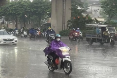 Dự báo khu vực Hà Nội có lúc có mưa rào và dông. (Ảnh minh họa: Đ.T)
