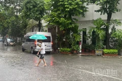 Dự báo khu vực Hà Nội có lúc có mưa rào và dông. (Ảnh minh họa: Đ.T)