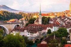 Một góc thành phố Bern của Thụy Sĩ. (Ảnh: SWITZERLAND TOUR)