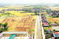 Một góc phường Yên Thắng nhìn từ trên cao. (Ảnh BÙI QUANG)