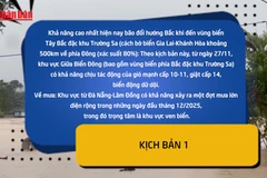[Video] Hai kịch bản bão số 15