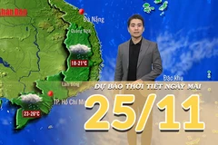 [Video] Dự báo thời tiết đêm nay và ngày mai 25/11/2025: Khối khí lạnh tràn xuống, nhiệt độ đêm ở Bắc Bộ giảm thấp 