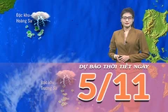 [Video] Dự báo thời tiết ngày 5/11/2025: Bắc Bộ trời chuyển tạnh ráo