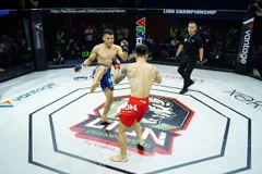 Trận chung kết LION Championship 23 giữa hai võ sĩ Lê Văn Tuần và Phạm Văn Nam. (Ảnh LION Championship)