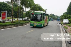 Hà Nội sẽ tăng cường 11 tuyến buýt để phục vụ nhân dân tham quan triển lãm thành tựu kinh tế-xã hội.