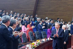 Tổng Bí thư Tô Lâm dự Lễ Công bố Nghị quyết sáp nhập đơn vị hành chính tại Thành phố Hồ Chí Minh. Ảnh: Thống Nhất – TTXVN