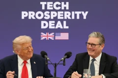Thủ tướng Anh Keir Starmer (bên phải) và Tổng thống Mỹ Donald Trump. (Ảnh: Văn phòng Thủ tướng Anh)