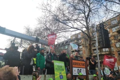 Biểu tình phản đối hiệp định với Mercosur trên đường phố Brussels (Nguồn: X)