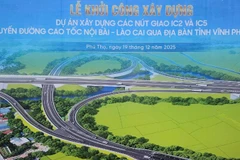 Mô tả nút giao IC5 cao tốc Nội Bài-Lào Cai.