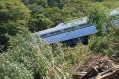 Hiện trường vụ tai nạn (Ảnh: X)