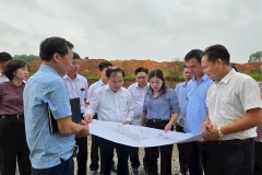 Đoàn công tác của Bộ Xây dựng kiểm tra, đôn đốc hoạt động xây dựng NƠXH tại Thái Nguyên.