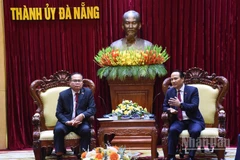 Quang cảnh buổi làm việc. (Ảnh: ANH ĐÀO)