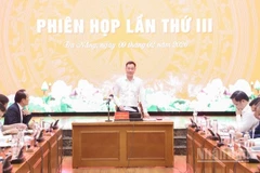 Toàn cảnh phiên họp.