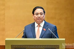 Thủ tướng Phạm Minh Chính, Trưởng Ban Chỉ đạo Trung ương về chính sách nhà ở và thị trường bất động sản. (Ảnh: DUY LINH)