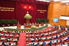 Toàn cảnh ngày làm việc thứ nhất Hội nghị lần thứ 13 Ban Chấp hành Trung ương Đảng khoá XIII. (Ảnh: ĐĂNG KHOA)
