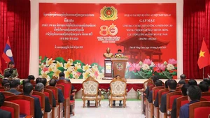 Quang cảnh cuộc gặp. (Ảnh: HẢI TIẾN)