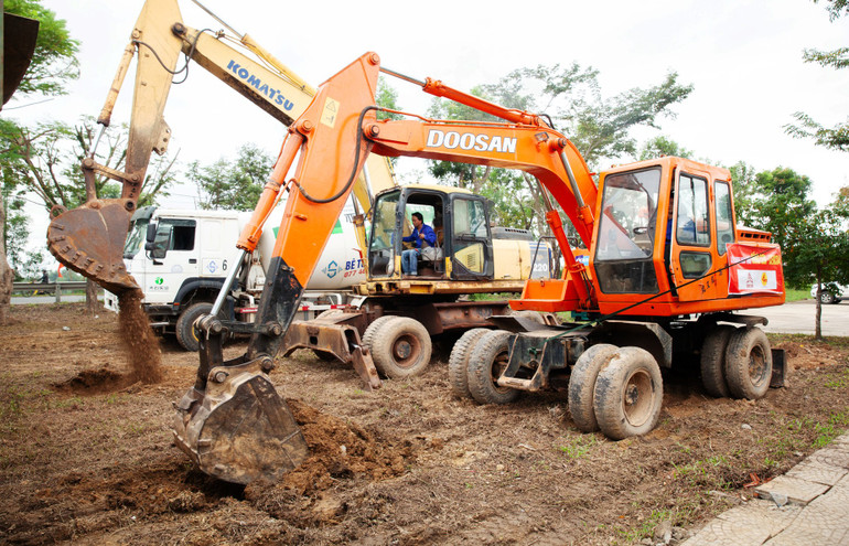 Triển khai thi công ngay sau lễ khởi công công trình cải tạo, nâng cấp Quốc lộ 14B.