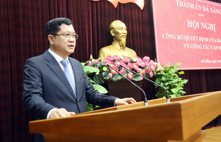 Đồng chí Trần Phước Sơn, tân Ủy viên Ban Thường vụ Thành ủy Đà Nẵng.