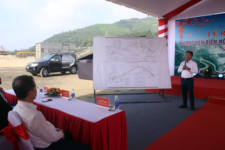 Dự án Đường ven biển nối Cảng Liên Chiểu với Quốc lộ 1A đã cơ bản thông tuyến kỹ thuật, thi công hiệu quả, chất lượng, đúng tiến độ đề ra.