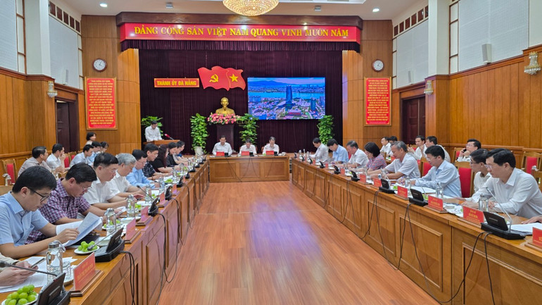 Phó Chủ tịch Quốc hội Nguyễn Đức Hải và đoàn công tác của Quốc hội làm việc với lãnh đạo thành phố Đà Nẵng.