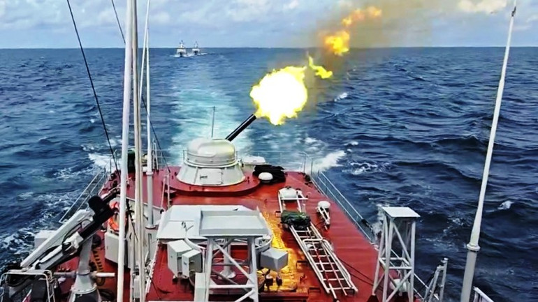 Thực hành bắn tiêu diệt mục tiêu trên không