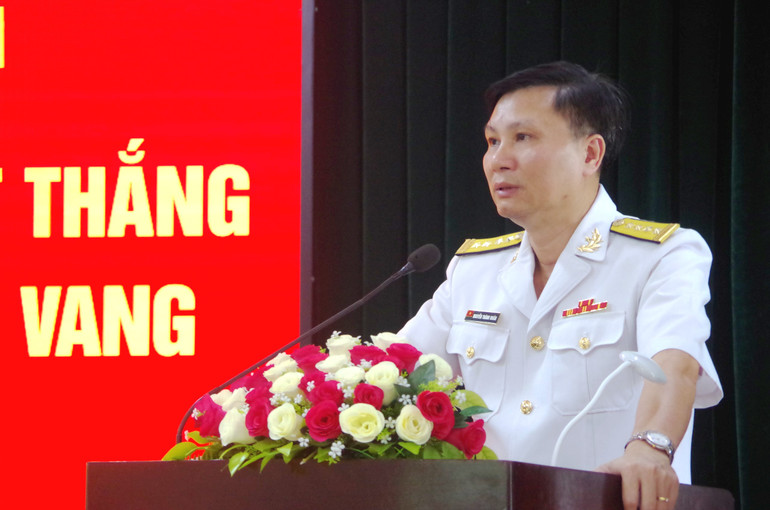 Đại tá Nguyễn Thành Nhân, Chính ủy Lữ đoàn 167: "Mỗi cán bộ, chiến sĩ Hải quân phải luôn xứng đáng là lực lượng nòng cốt trong sự nghiệp quản lý, bảo vệ chủ quyền biển, đảo của Tổ quốc".