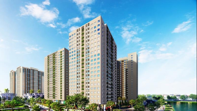 Dự án Chung cư nhà ở xã hội thuộc khu đô thị Xanh Bàu Tràm góp phần thay đổi bộ mặt vùng tây bắc Đà Nẵng.