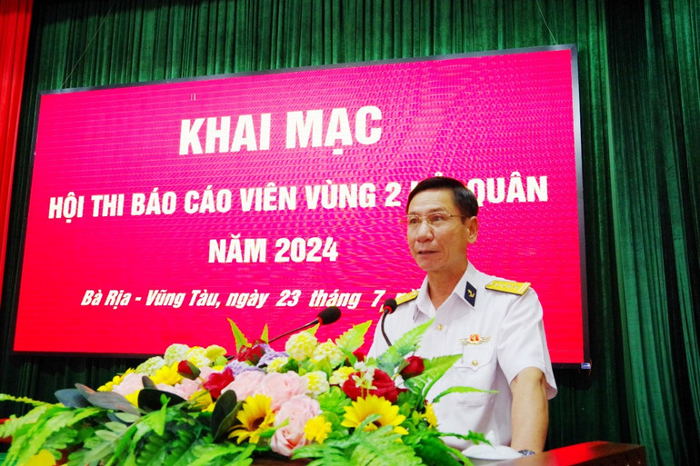 Đại tá Đỗ Hồng Duyên, Phó Chính ủy Vùng 2 Hải quân: Hội thi góp phần nâng cao chất lượng, hiệu quả công tác tuyên truyền miệng trong toàn Vùng.