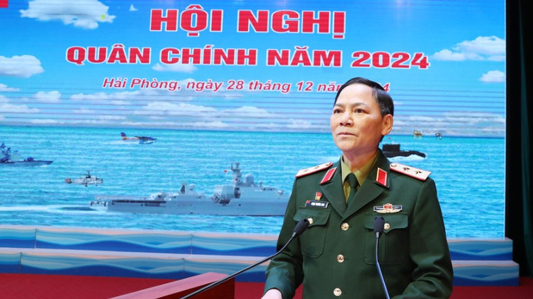 Trung tướng Phạm Trường Sơn: Quân chủng Hải quân phải luôn sẵn sàng nhận và hoàn thành tốt mọi nhiệm vụ được Đảng, Nhà nước, nhân dân giao phó.