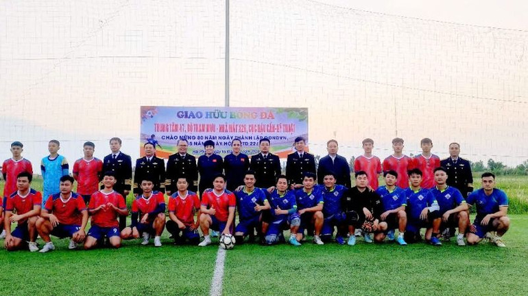 Giao lưu thể thao giữa Trung tâm 47, Bộ Tham mưu Hải quân, Tiểu đoàn 97 Hải quân và Nhà máy X28 Cục Hậu cần, Kỹ thuật Hải quân.