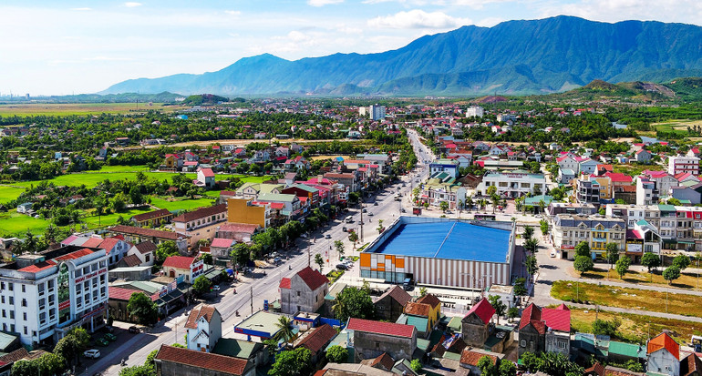 Dáng dấp thành phố mới đang dần hiện hữu trên vùng đất khó Kỳ Anh. Dáng dấp thành phố mới đang dần hiện hữu trên vùng đất khó Kỳ Anh.