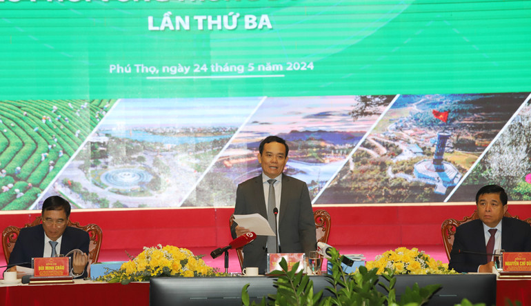 Phó Thủ tướng Trần Lưu Quang phát biểu chỉ đạo tại hội nghị.