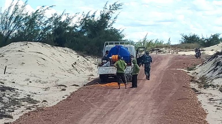 Mô hình chữa cháy cơ động tự sáng chế ở Quảng Bình mang lại hiệu quả rất cao trong xử lý các đám cháy rừng.