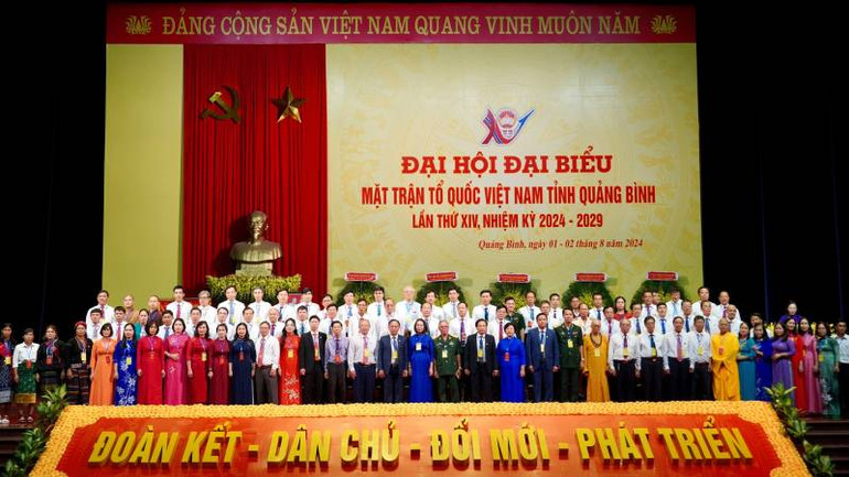 Ủy ban Mặt trận Tổ quốc Việt Nam tỉnh Quảng Bình nhiệm kỳ mới ra mắt.