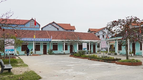 Điểm trường Tân Mỹ có cơ sở vật chất xuống cấp, không bảo đảm an toàn cho học sinh. Điểm trường Tân Mỹ có cơ sở vật chất xuống cấp, không bảo đảm an toàn cho học sinh.