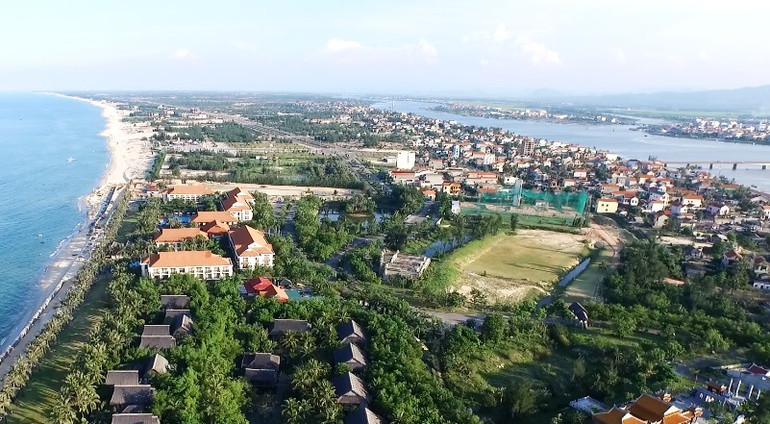 Một góc xã nông thôn mới Bảo Ninh, thành phố Đồng Hới.