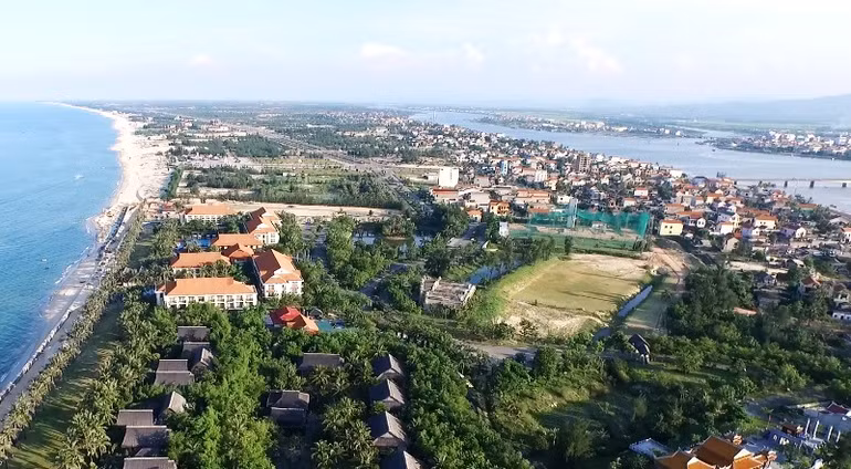 Một góc xã nông thôn mới Bảo Ninh, thành phố Đồng Hới.