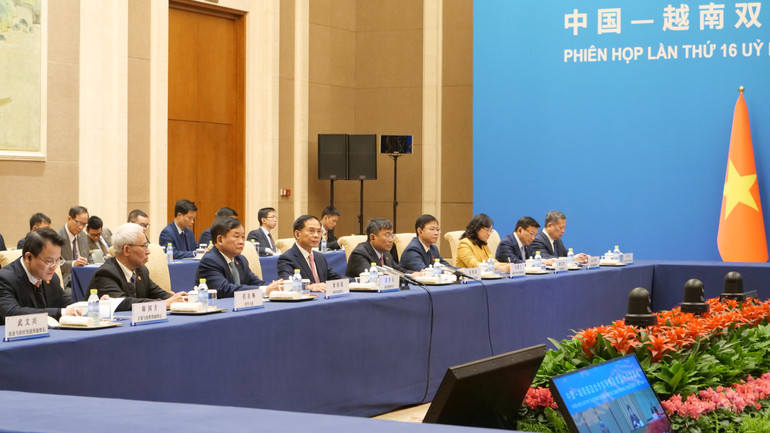 Phó Thủ tướng Chính phủ Bùi Thanh Sơn phát biểu tại phiên họp. Phó Thủ tướng Chính phủ Bùi Thanh Sơn phát biểu tại phiên họp.