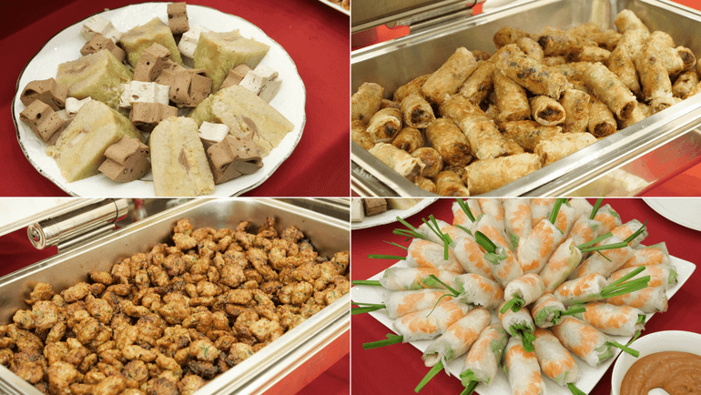 Những món ăn truyền thống của Việt Nam.