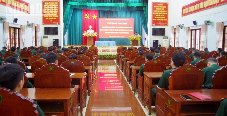Quang cảnh buổi lễ.