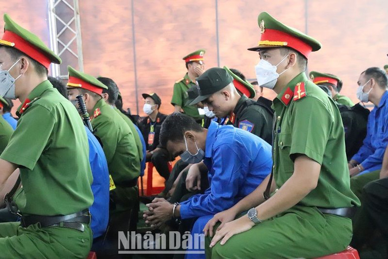 Tại phiên tòa, các bị cáo đã ăn năn, hối cải .